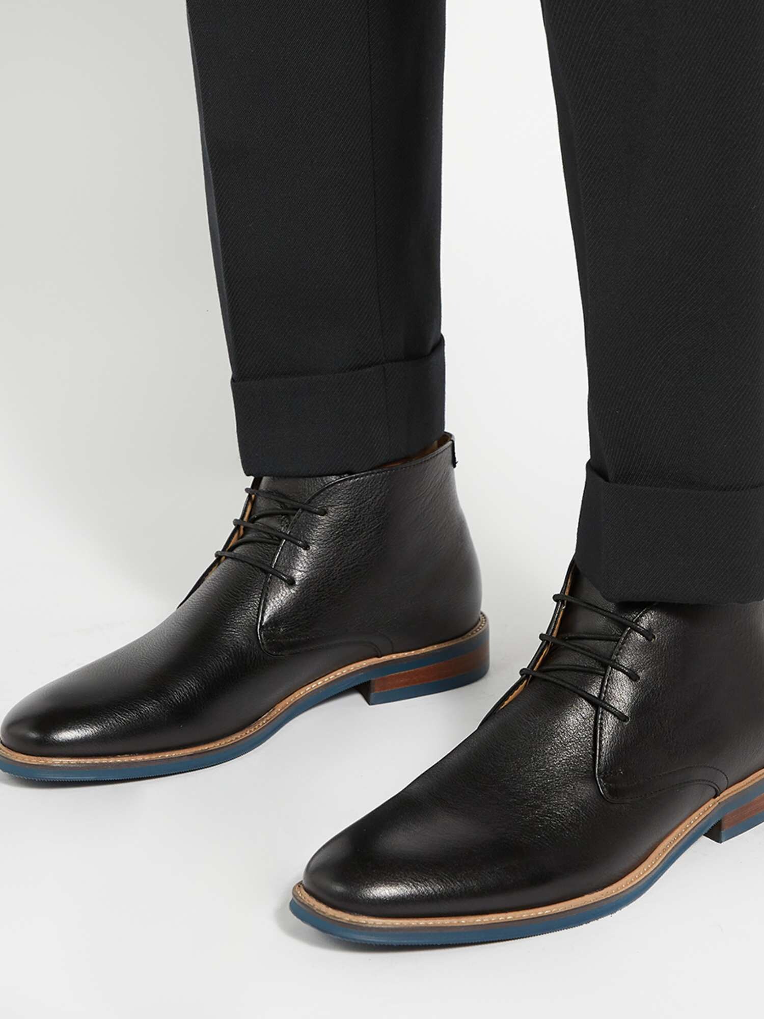 Dune LONDON Chukka Boots 'Millers' zwart