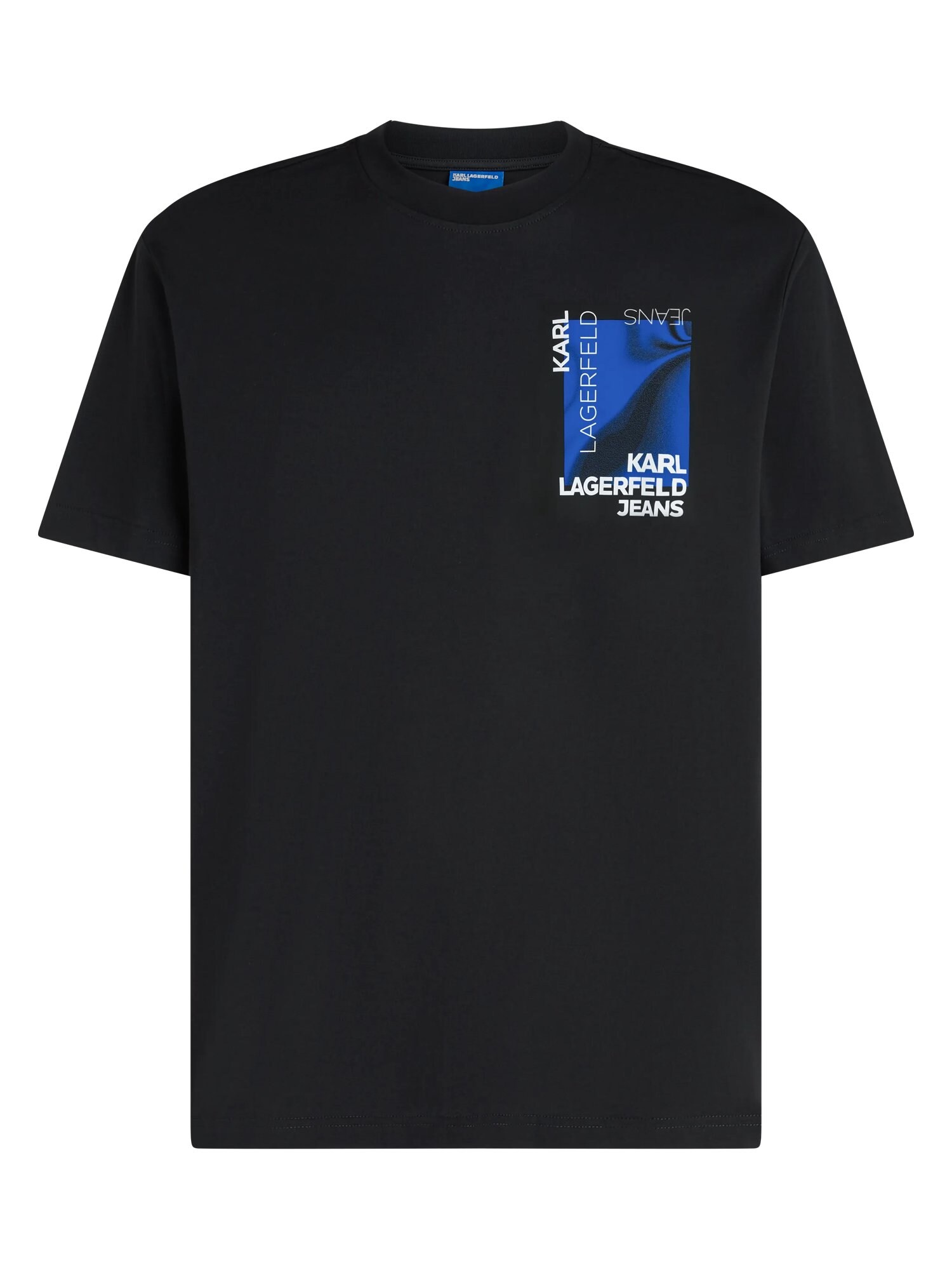 KARL LAGERFELD JEANS Tricou albastru / negru / alb