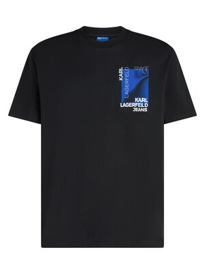 KARL LAGERFELD JEANS Camiseta  azul / negro / blanco