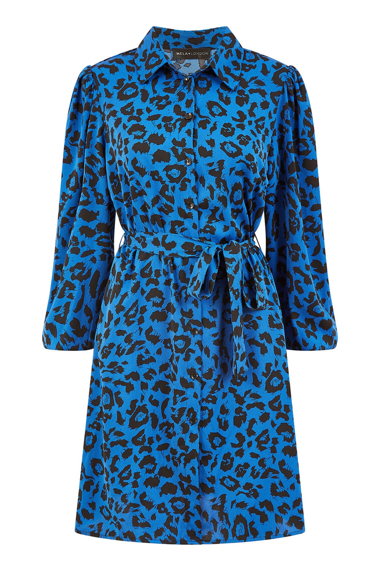 Mela London Rochie  albastru