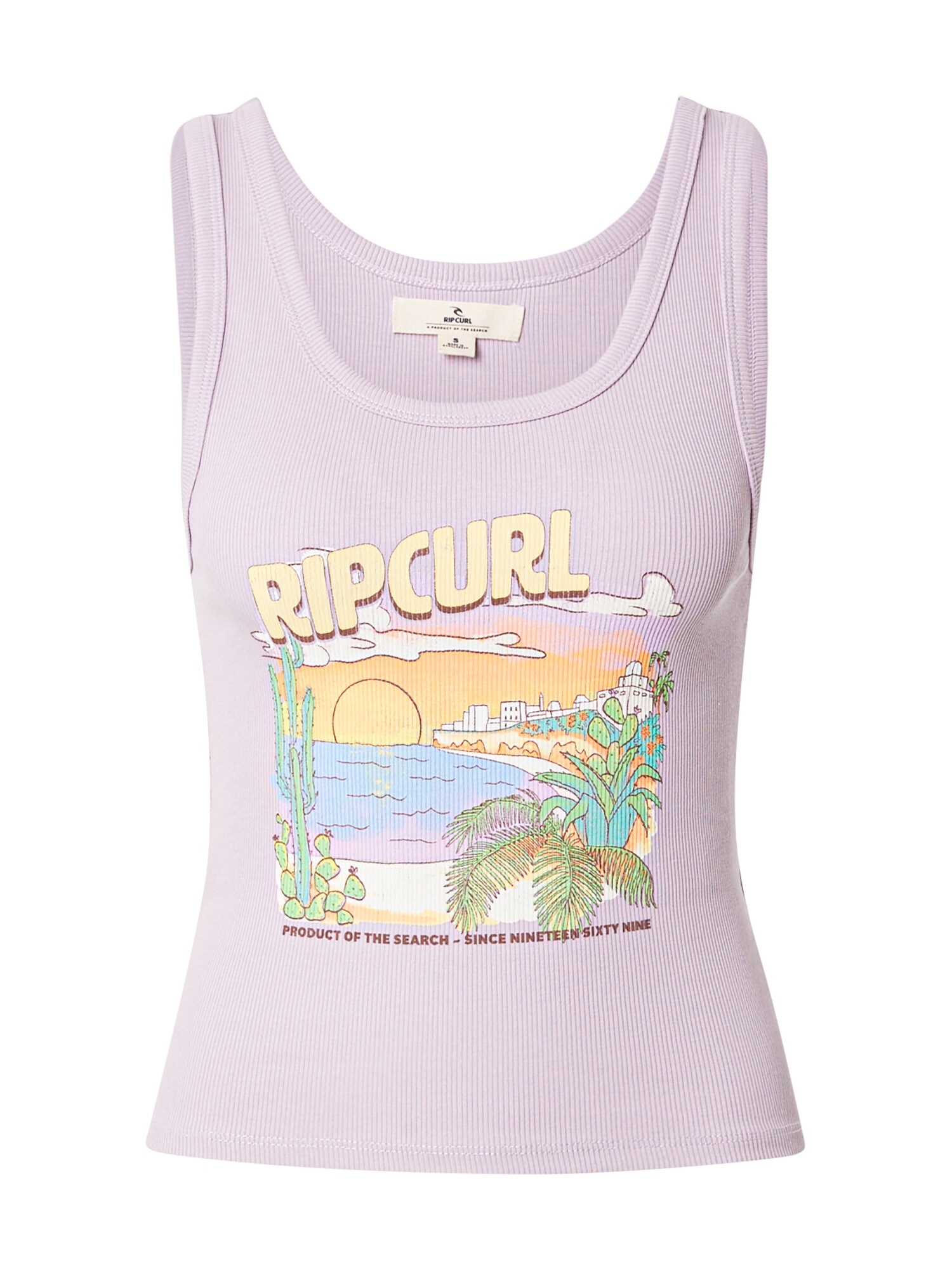 RIP CURL Top 'LA PALOMA'  sötét barna / pasztellsárga / orgona / narancs akciós termékkép 1
