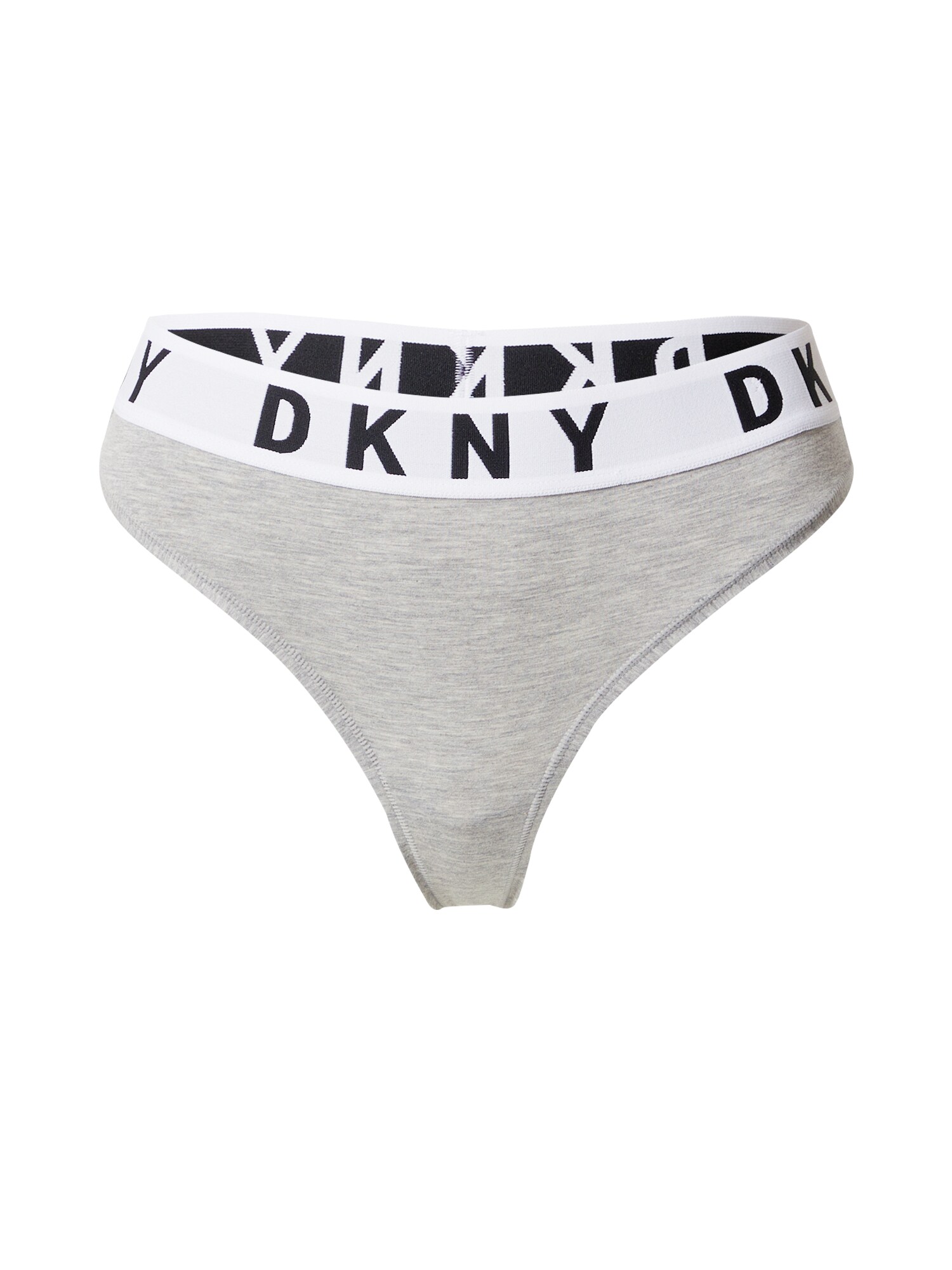 DKNY Intimates Tangá  sivá melírovaná / čierna / biela