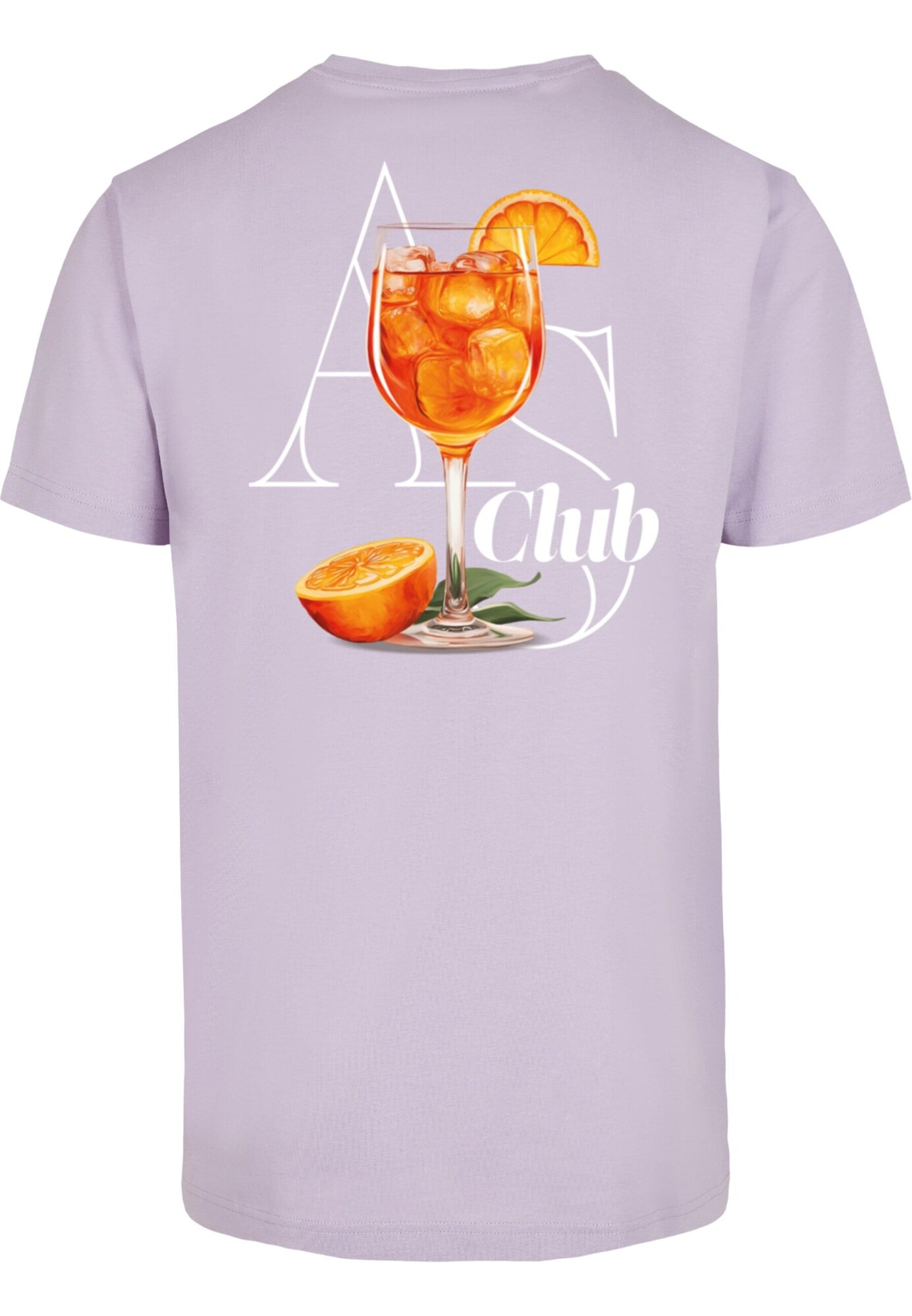 Mister Tee Póló 'A S Club'  zöld / orgona / narancs / fehér termék 2. képe
