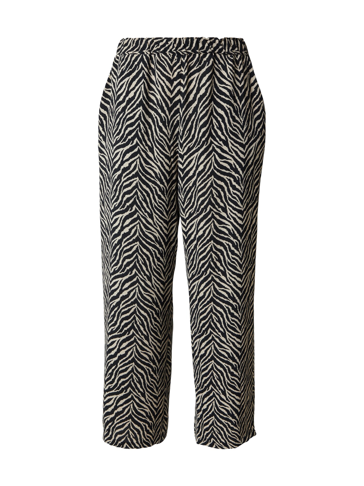 ONLY Carmakoma Pantaloni 'CARKATTY'  crem / negru