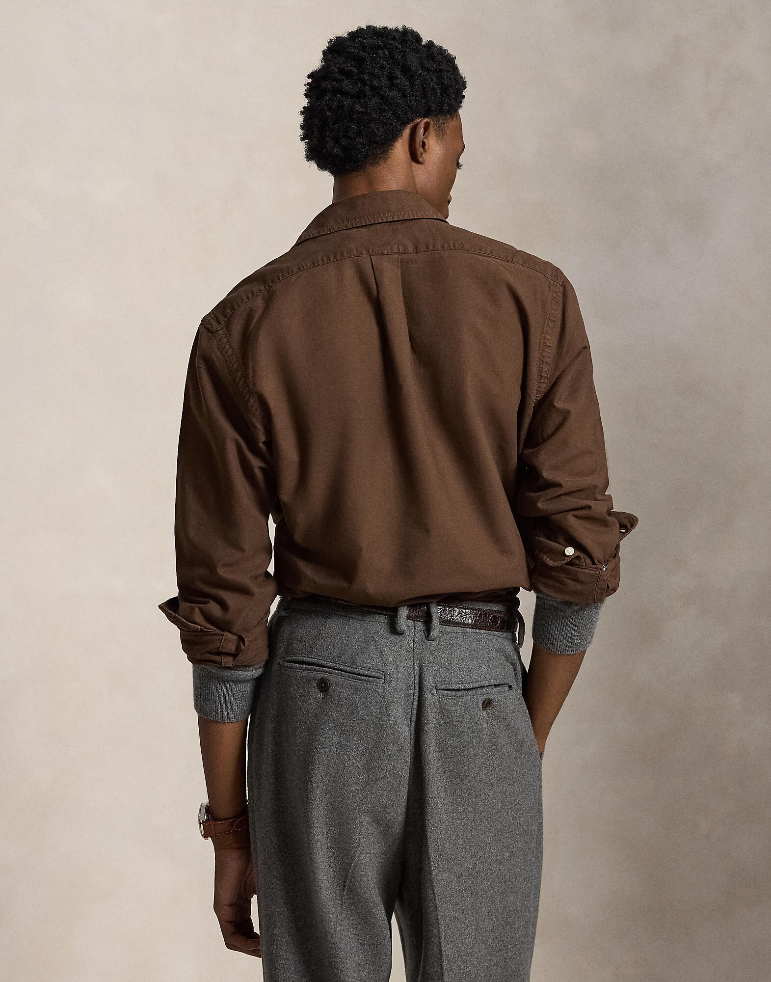 Polo Ralph Lauren Camisa  chocolate – imagen 3