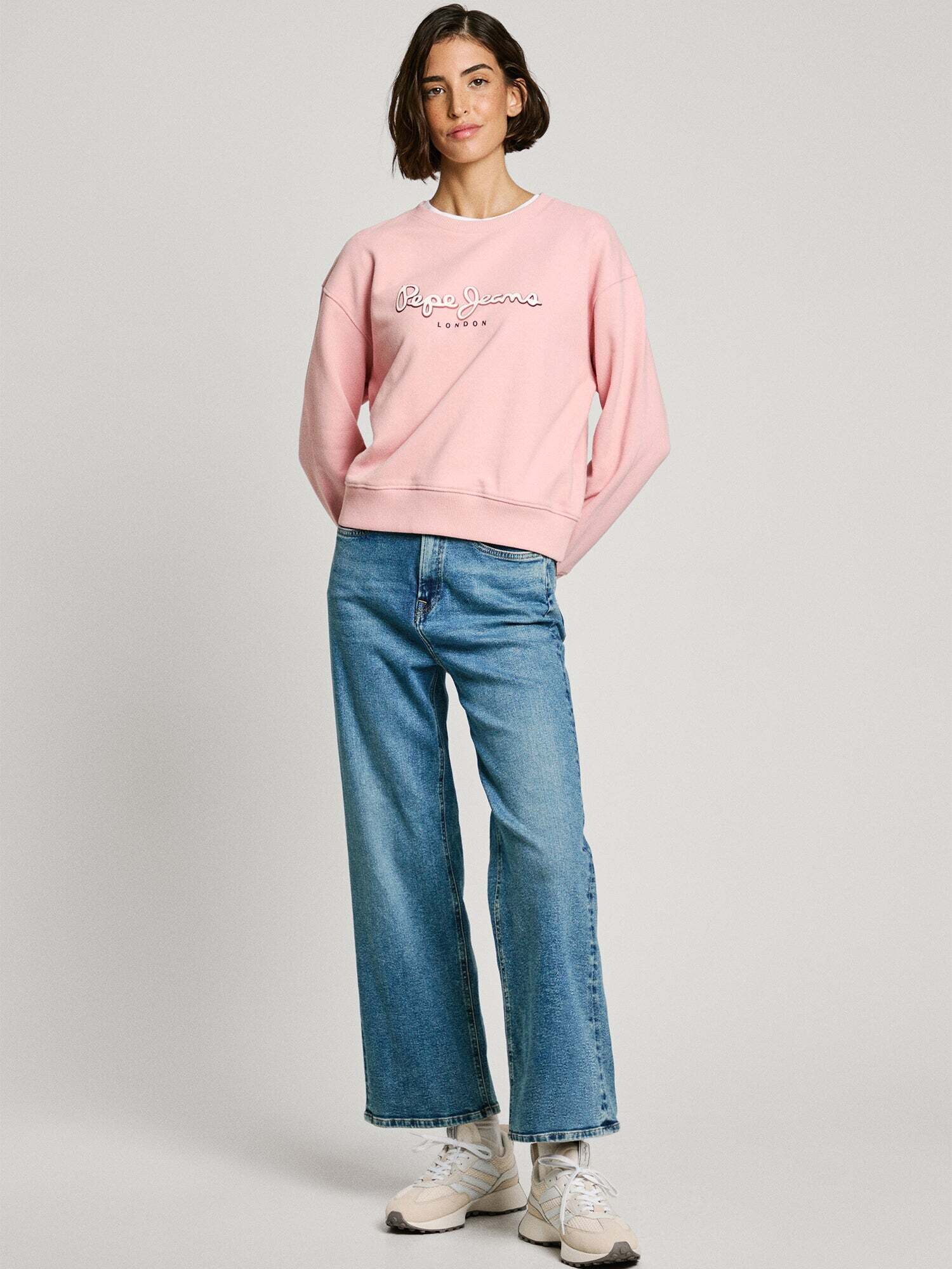 Pepe Jeans Tréning póló 'Maddy'  rózsaszín / sötét-rózsaszín / fehér termék 2. képe