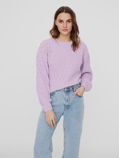 VMCALLIE LS O-NECK CABLE  BLOUSE BOO