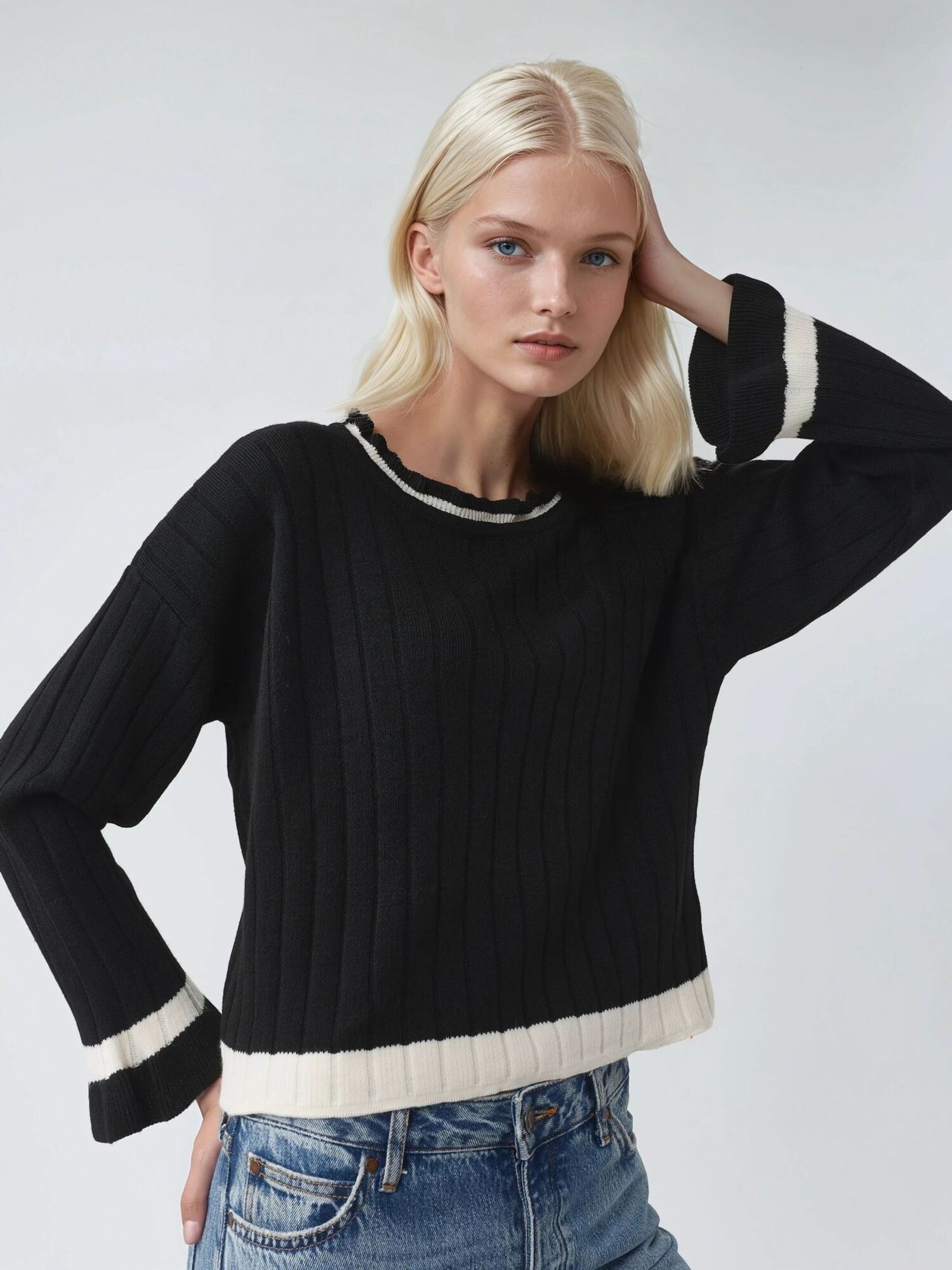 My fashion Pulover 'Pullover' crna
