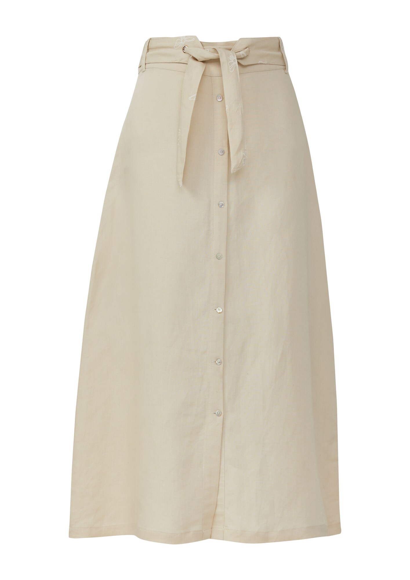 S.Oliver Black Label Rok Lichtbeige / Wit