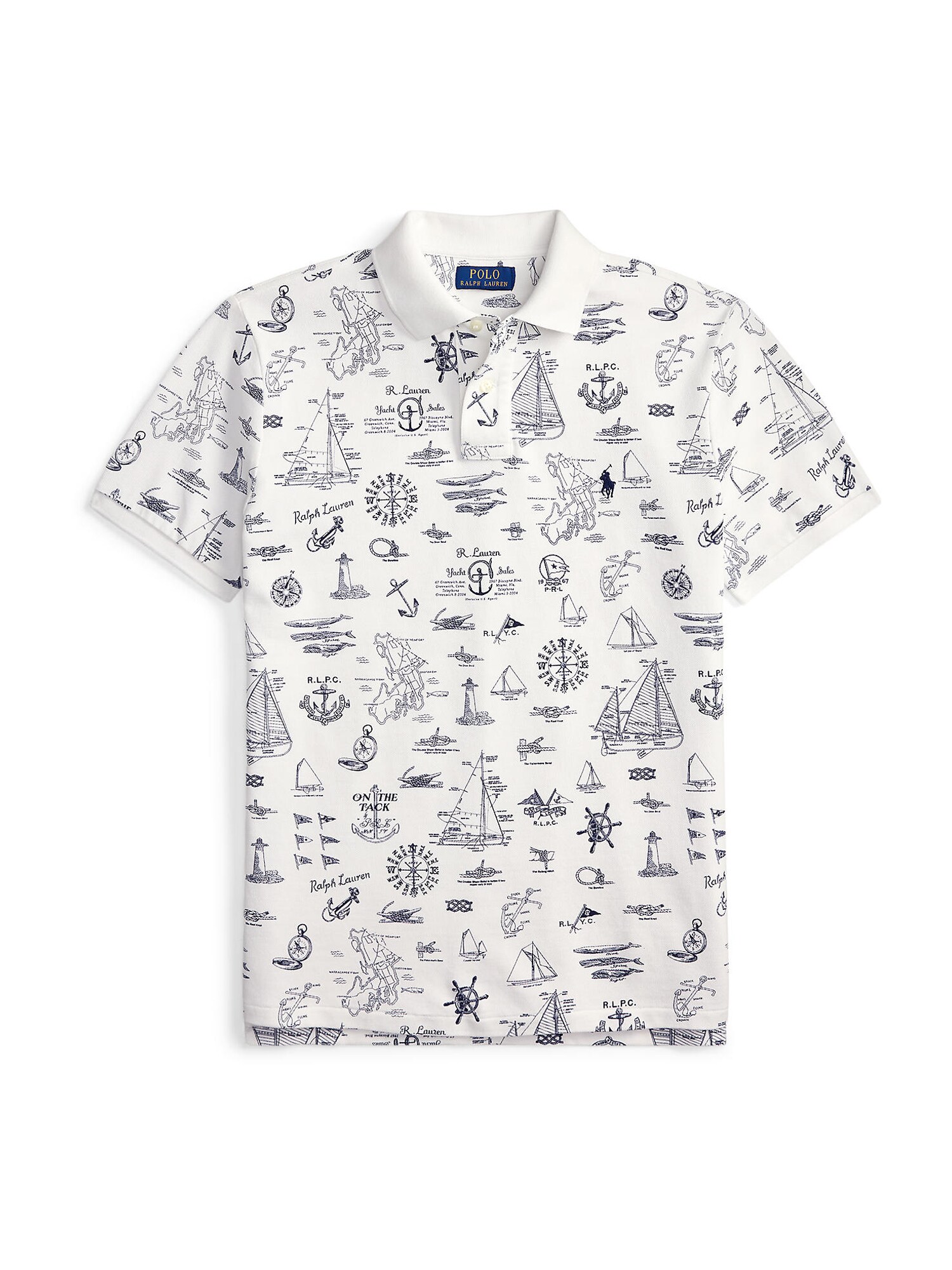 Polo Ralph Lauren Tricou  bleumarin / alb