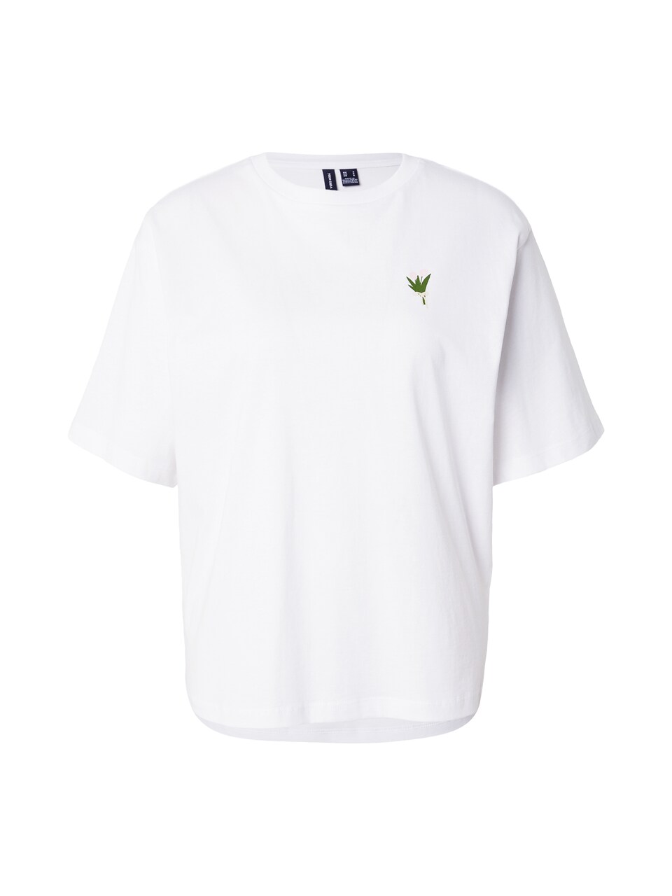 T-shirt 'VMPAULINA THEA' beige / citron / oliv