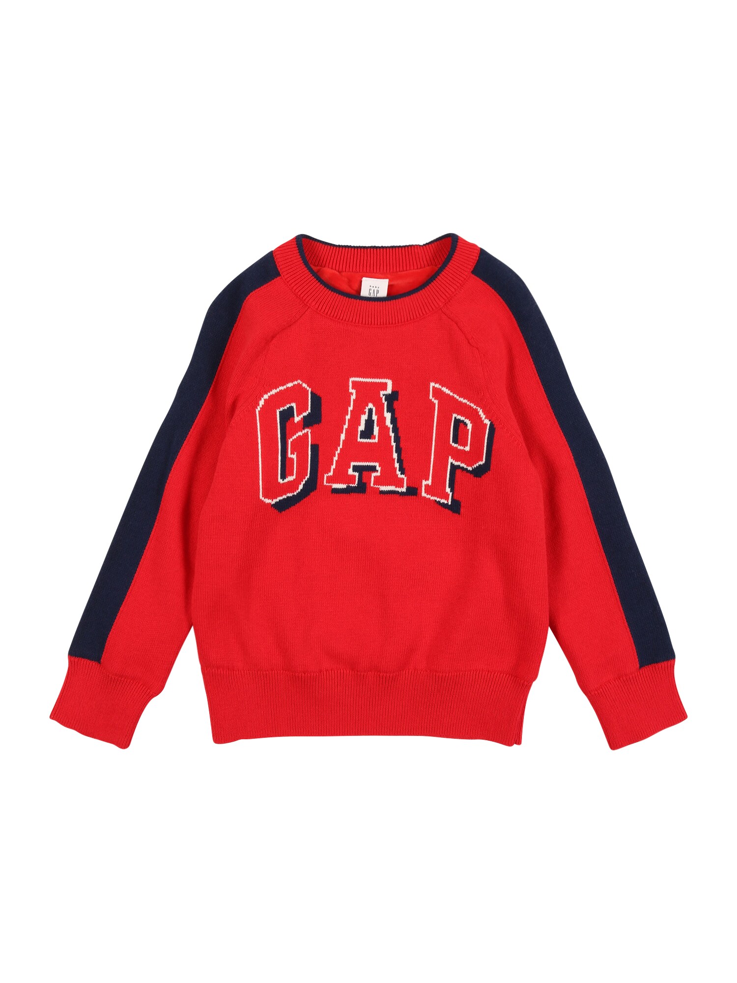 GAP Megztinis  raudona / nakties mėlyna / balta