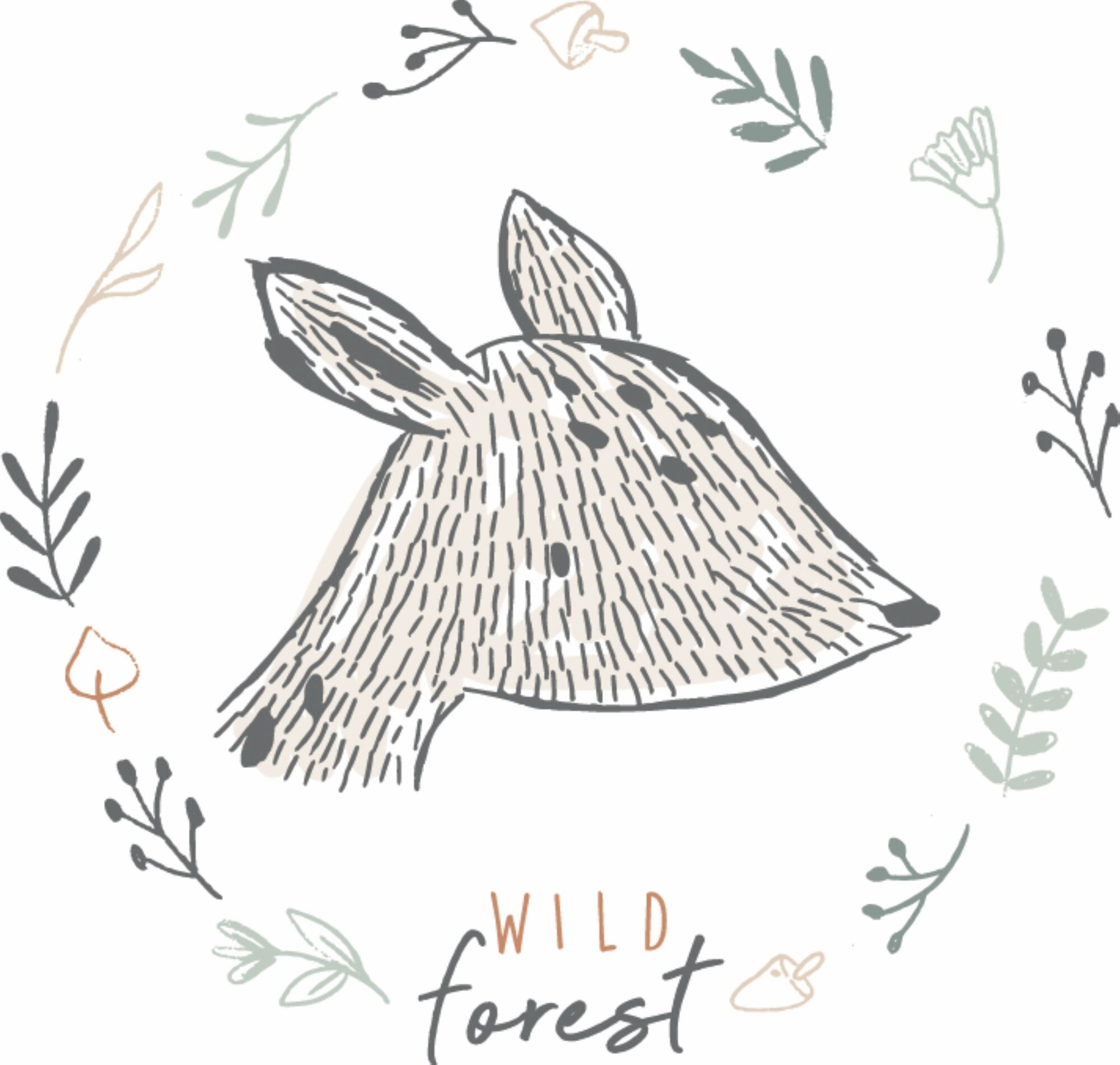 Thumbnail - LILIPUT Langarmbody (2er Pack) weiß "wild forest / better together"