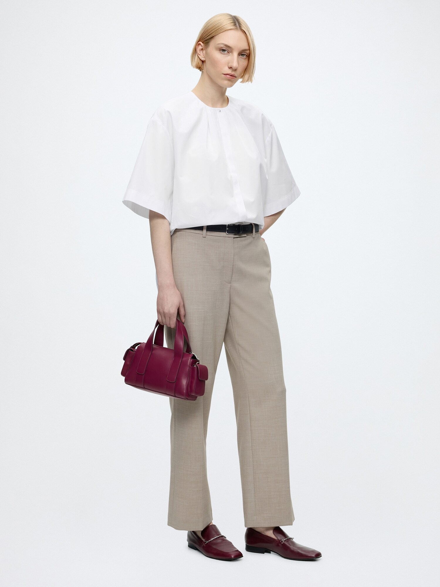 BOSS Blusa 'Banorena'  blanco – imagen 4