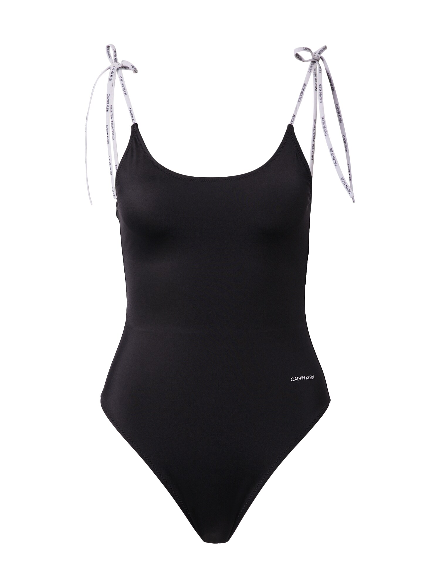 Calvin Klein Swimwear Maudymosi kostiumėlis  balta / juoda