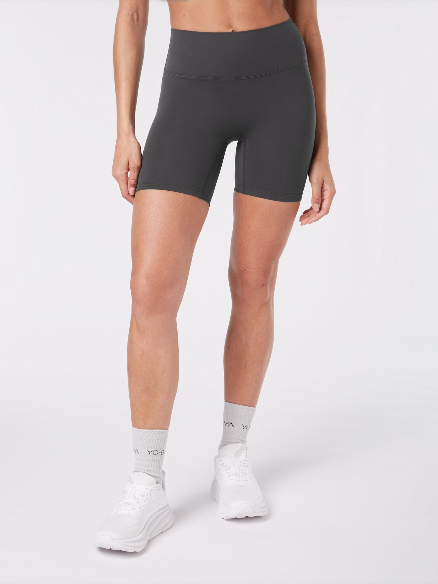 YO-GAYA Tajice 'Ultra Shorts' antracit siva