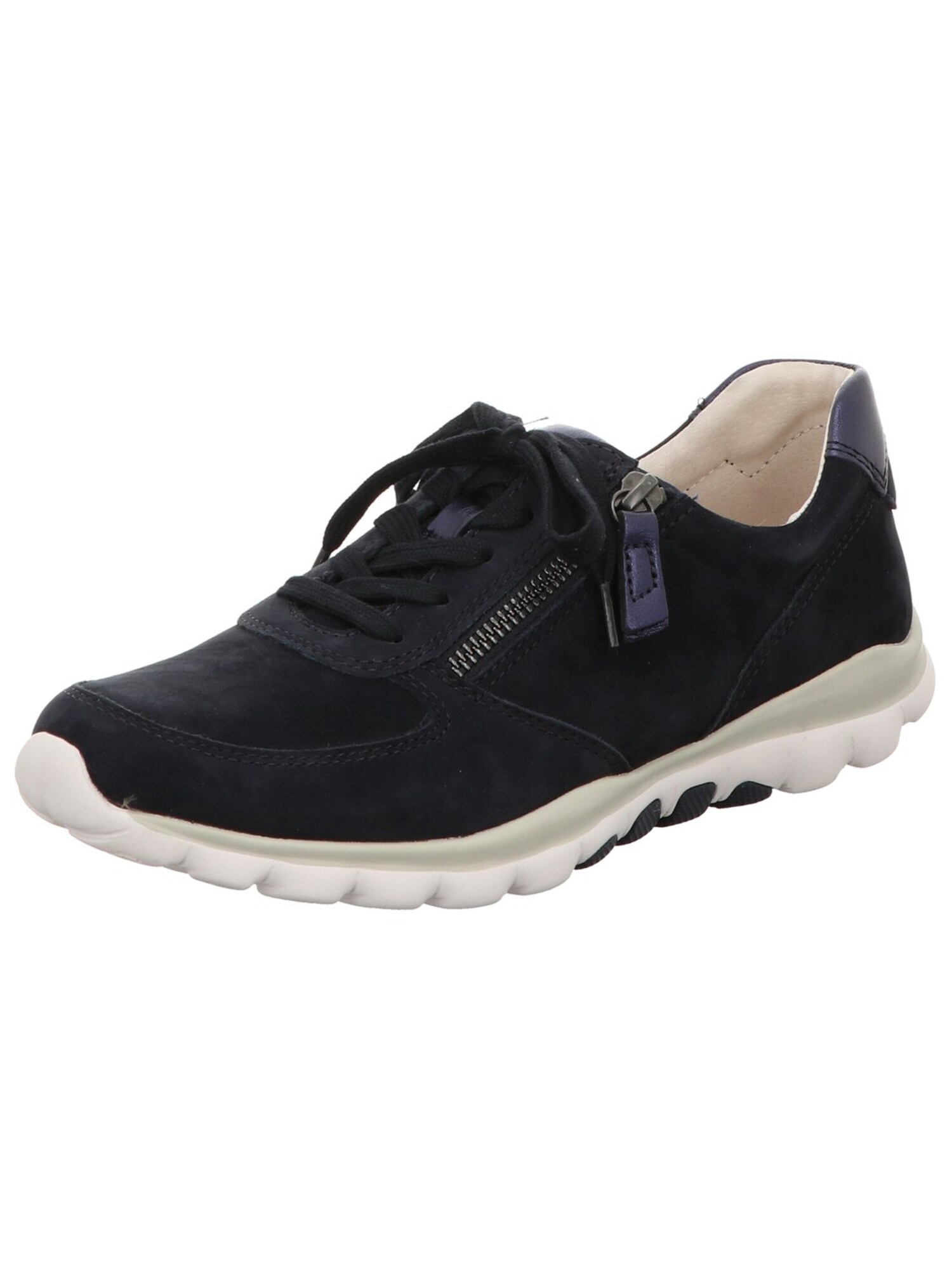 Gabor Veterschoen 'Komfort Schnürschuh Damen 06.968.46 Echtleder In Blau' Blauw