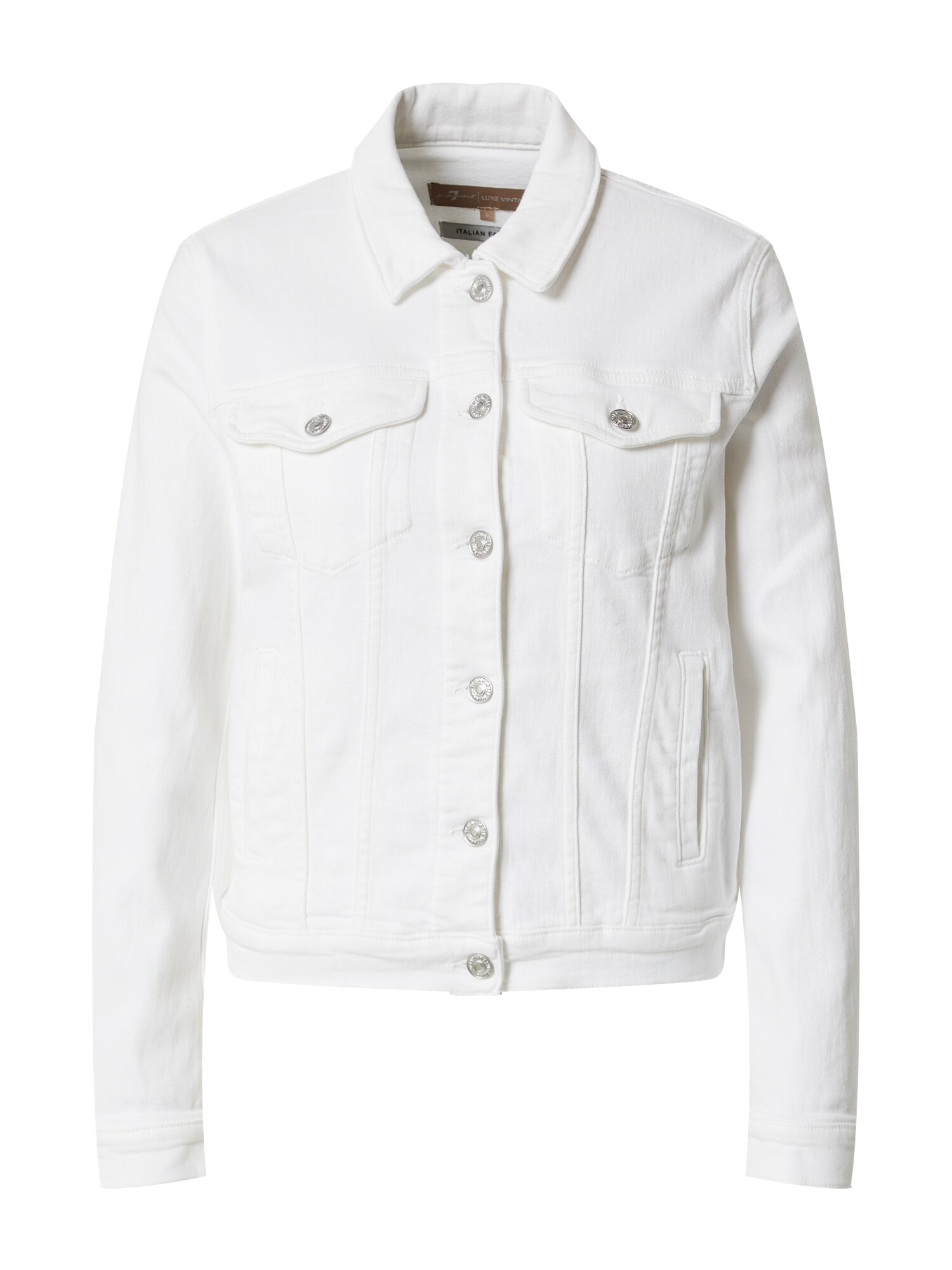 7 for all mankind Demisezoninė striukė balto džinso spalva