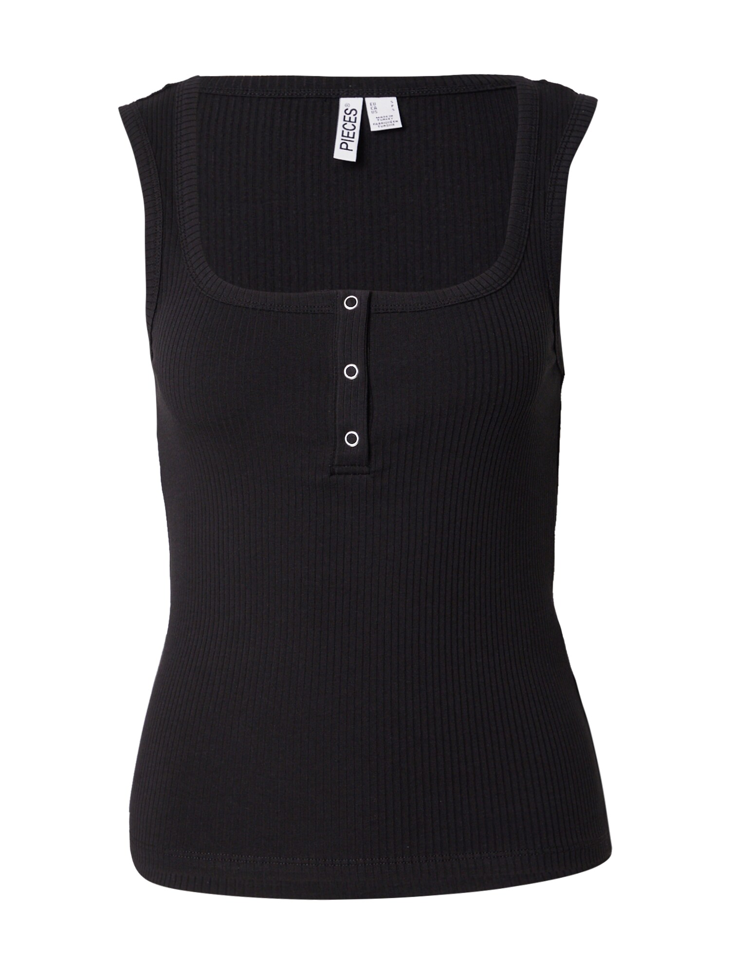 PIECES Top PCKitte  negru