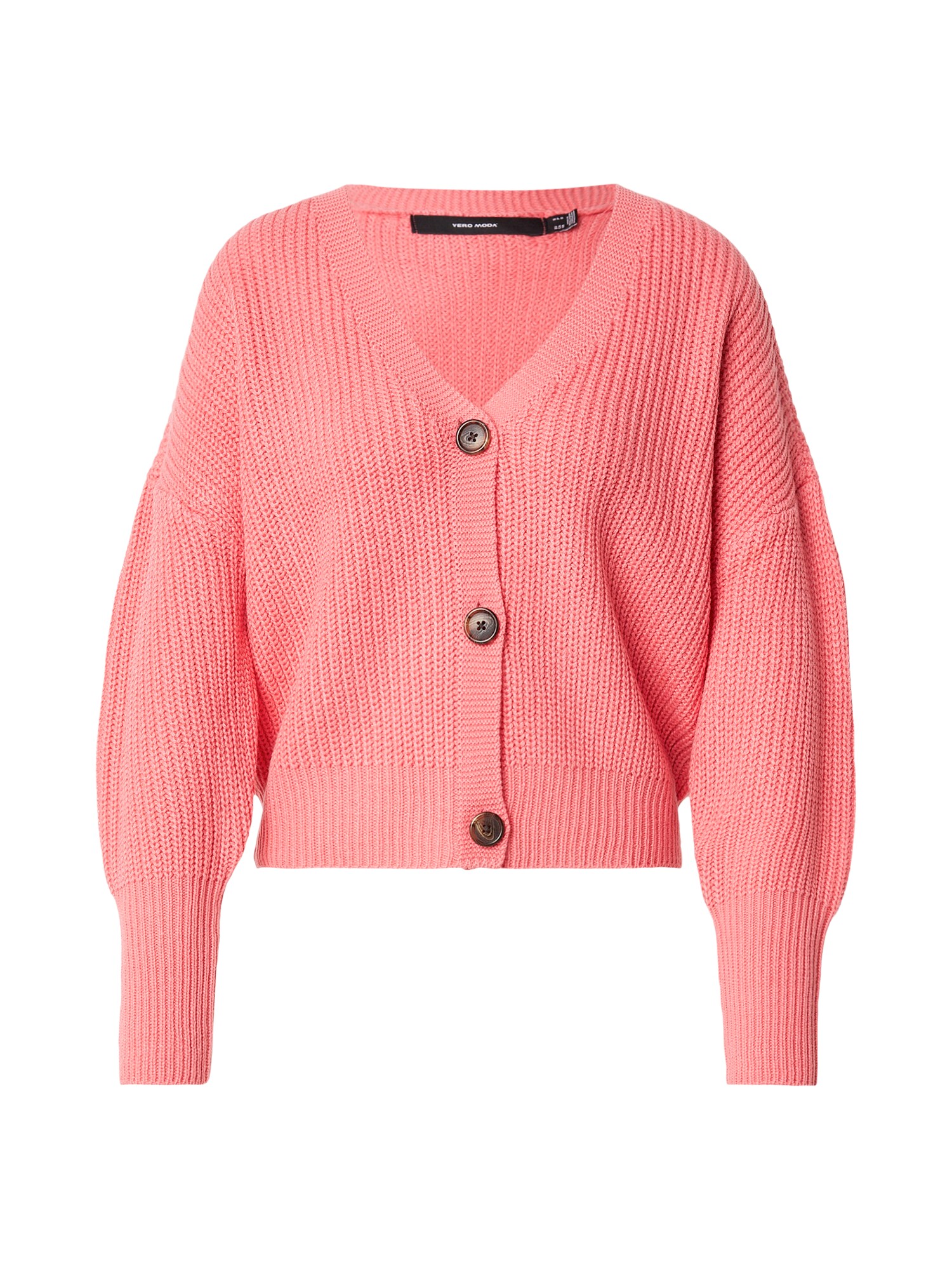 VERO MODA Geacă tricotată VMLea  roșu pepene