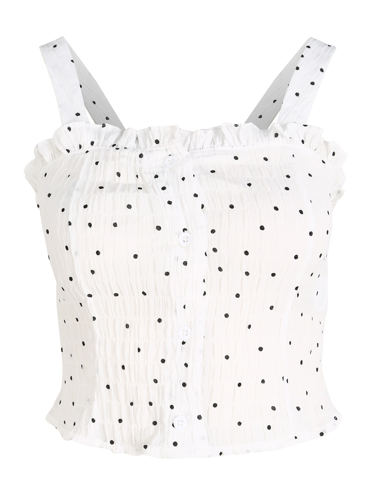 Missguided (Petite) Palaidinė be rankovių  juoda / balta