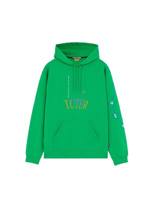 IUTER Sweatshirt Blauw / Lichtgroen / Lila / Oranje