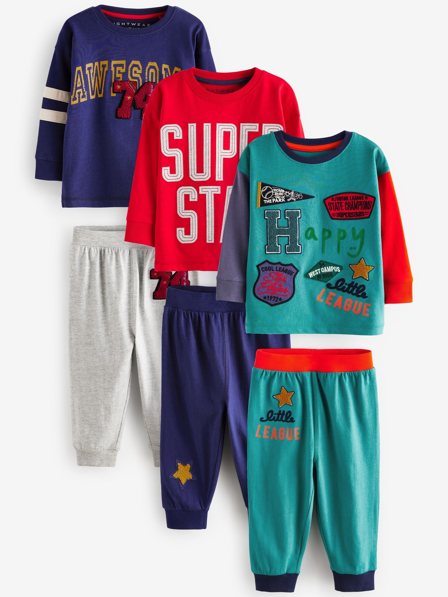 Next Pijamale  mai multe culori