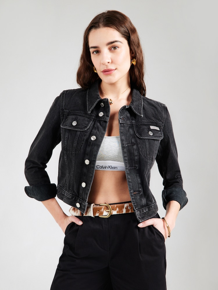 Calvin Klein Jeans Jacke '90S' Damen Größe XXS black denim