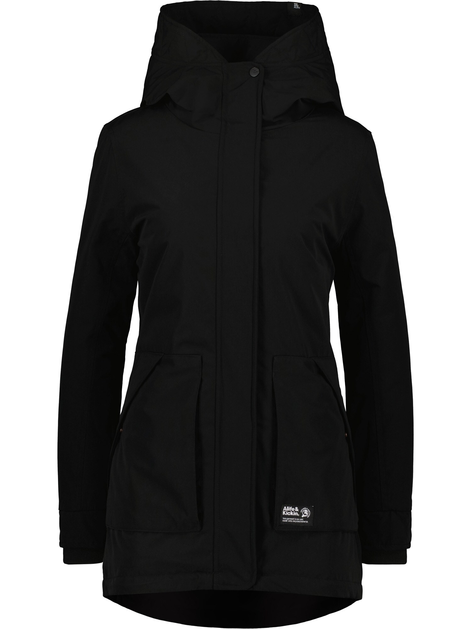 Alife and Kickin Téli parka 'Flora'  fekete akciós termékkép 1