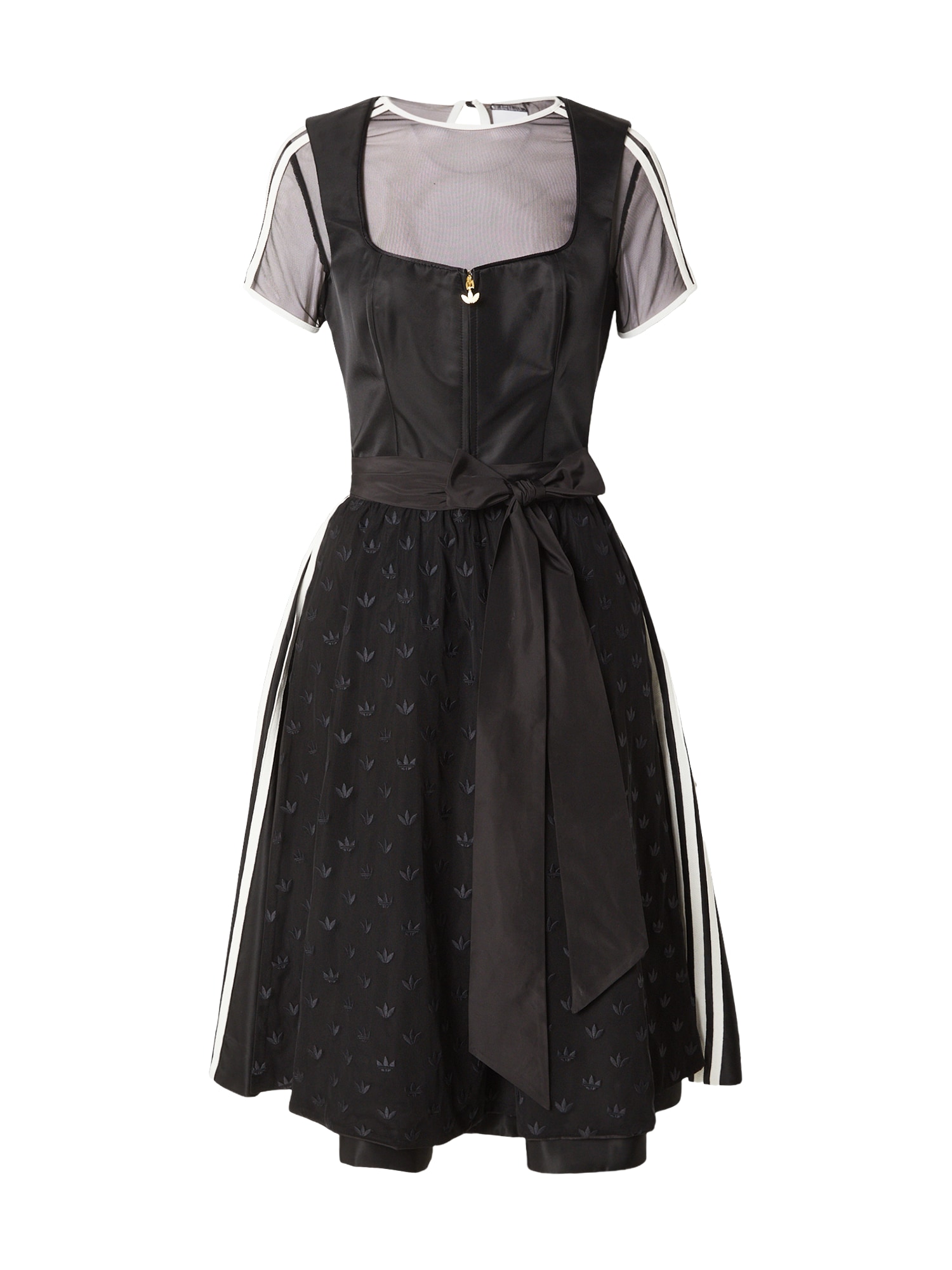 ADIDAS ORIGINALS Rochițe tiroleze gri / negru / alb