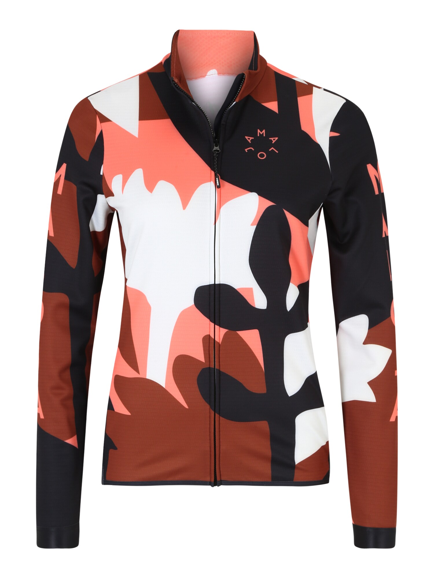 Maloja Casaco deportivo 'Toadstoolm'  castanho ferrugento / coral / preto / branco