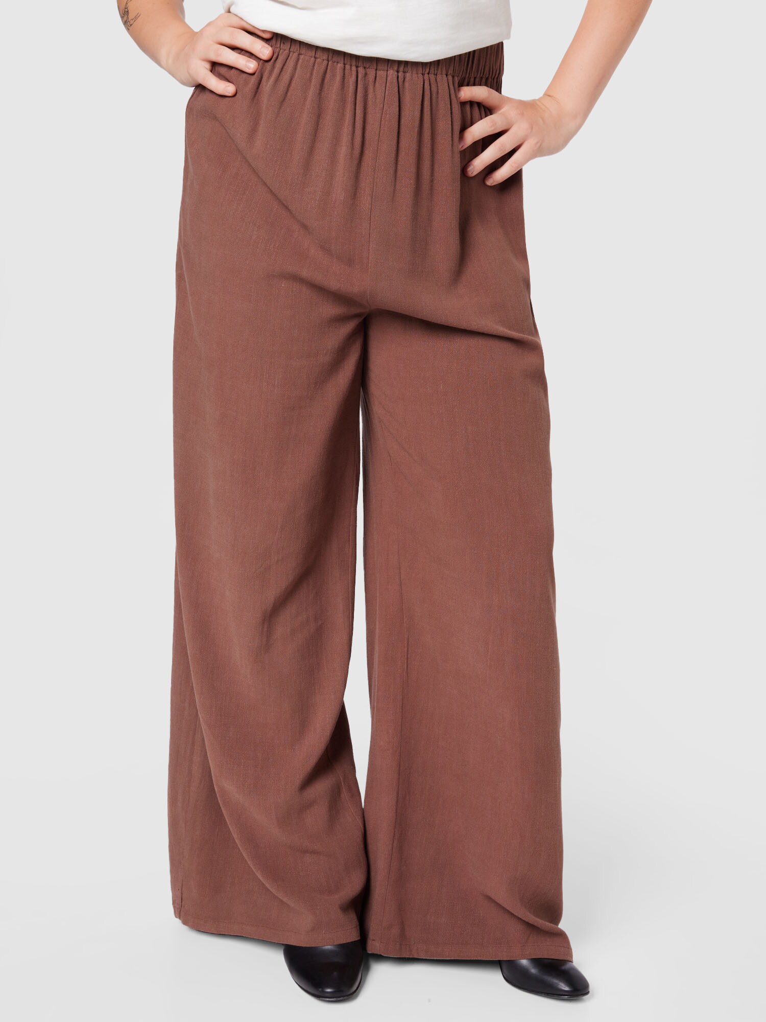 Nasty Gal Plus Nadrág  dohánybarna termék 2. képe