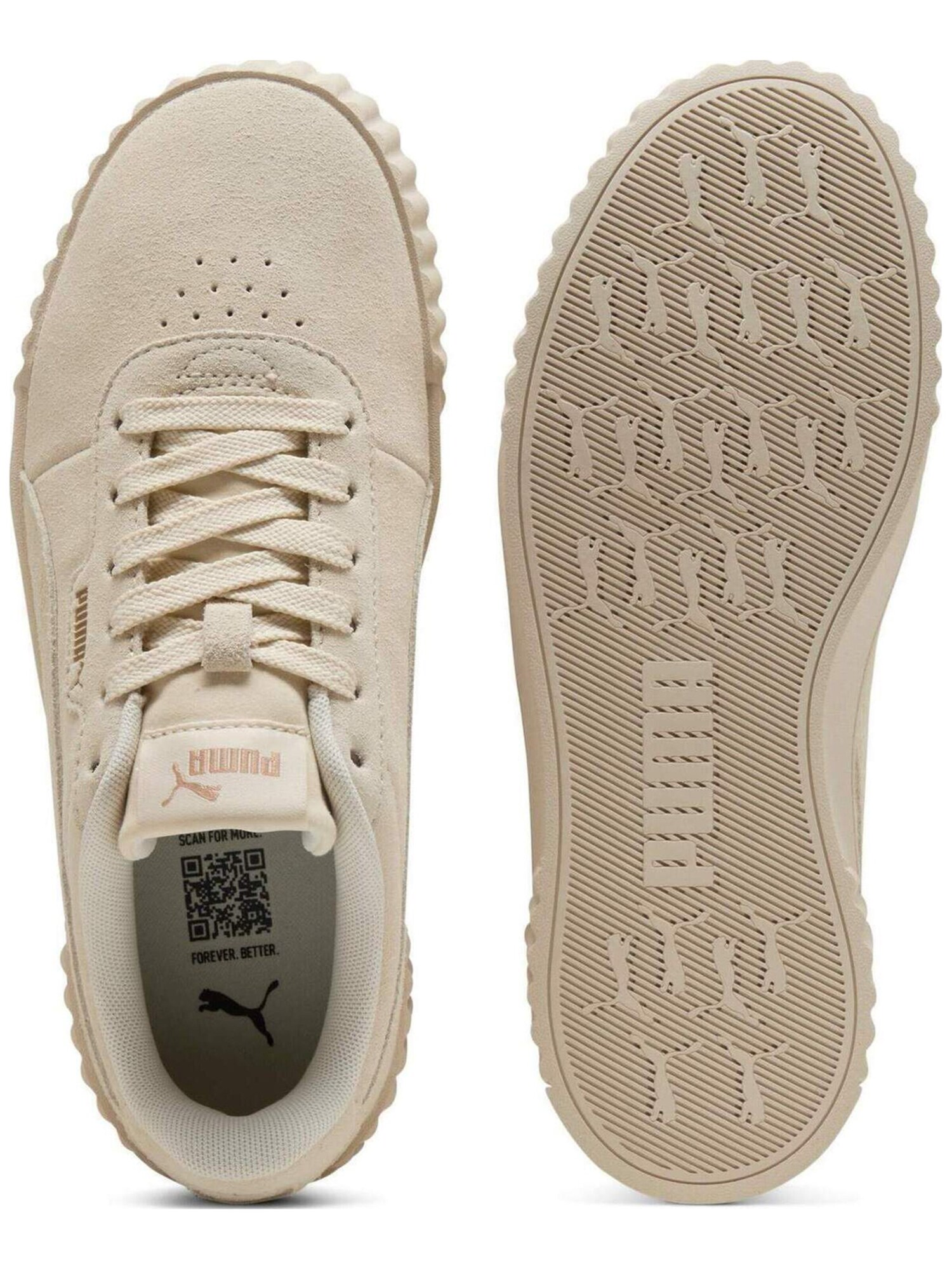 PUMA Zapatillas deportivas bajas 'Carina 3.0'  blanco lana – imagen 4