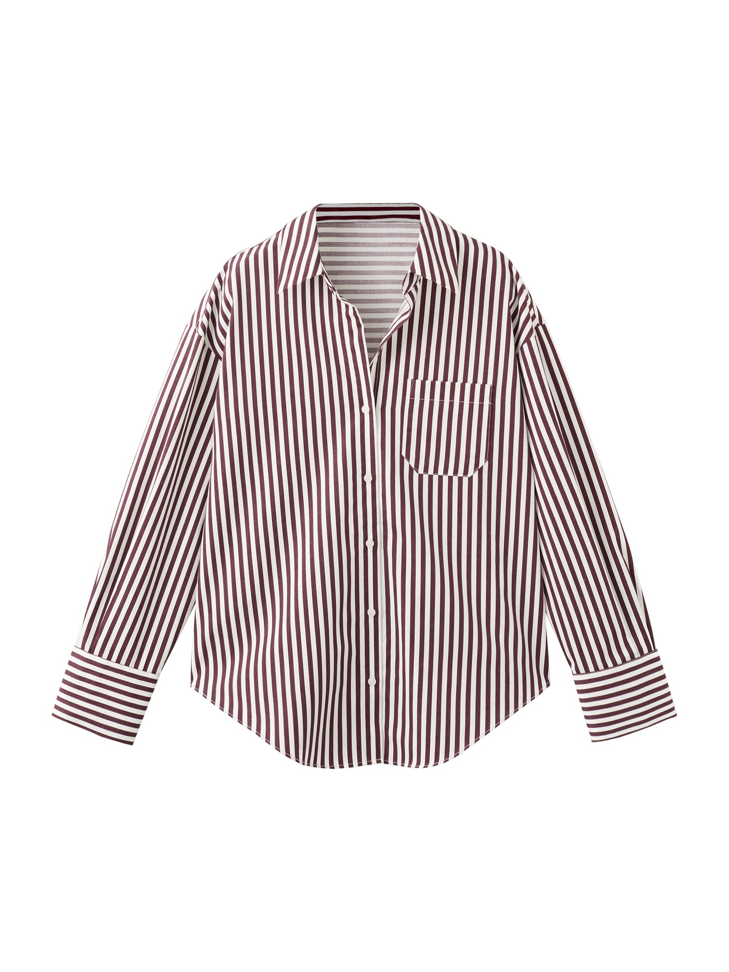 MANGO Bluză 'FONTANA'  ecru / roșu bordeaux