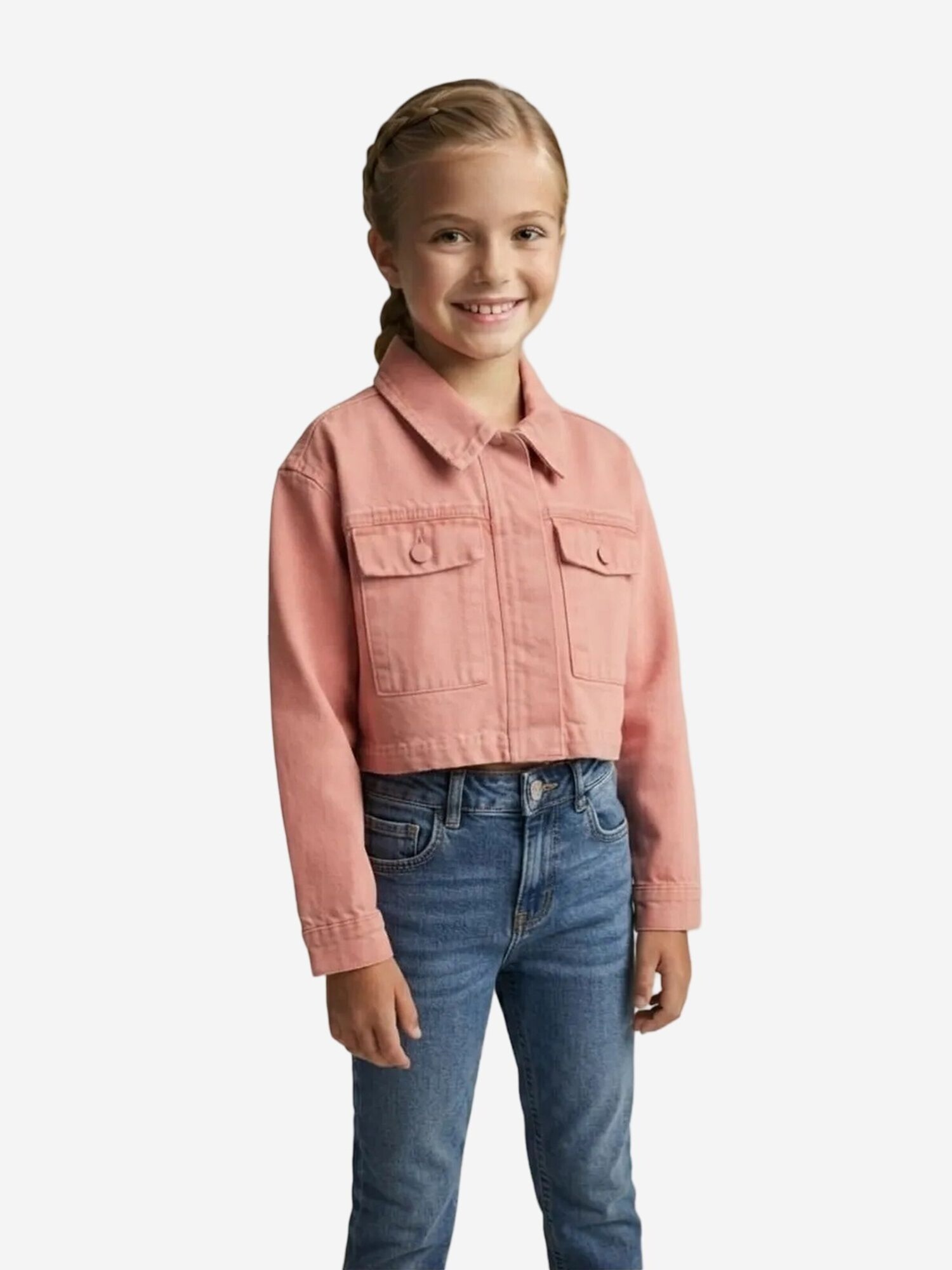 Hilal Akinci Kids Prijelazna jakna 'HİLAL AKINCI KİDS Kinderjacke' prljavo roza