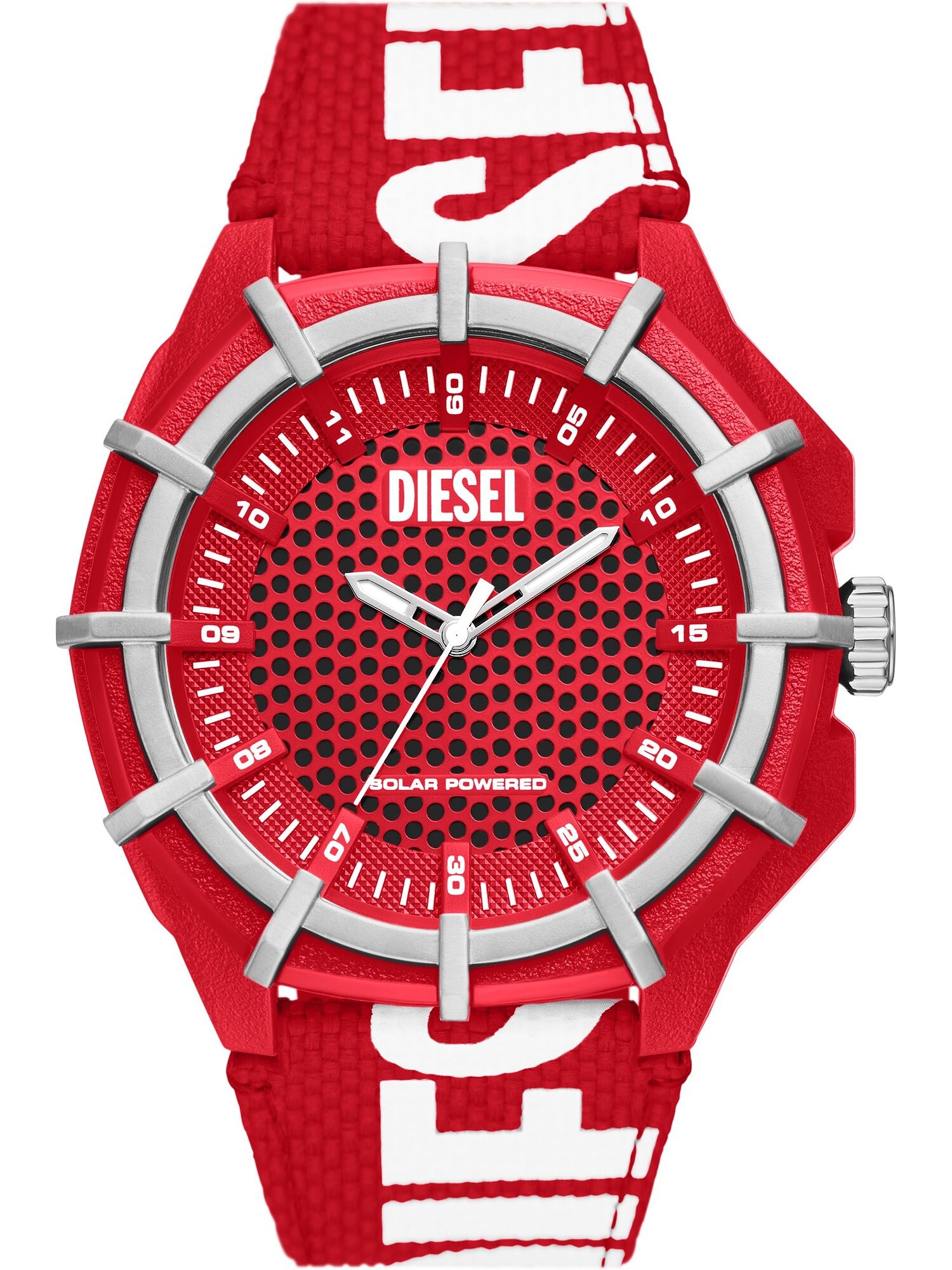 DIESEL Analoginis (įprasto dizaino) laikrodis raudona / balta