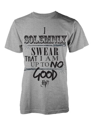 Rockshirts Camiseta 'Harry Potter Up To No Good  T-Shirt'  gris