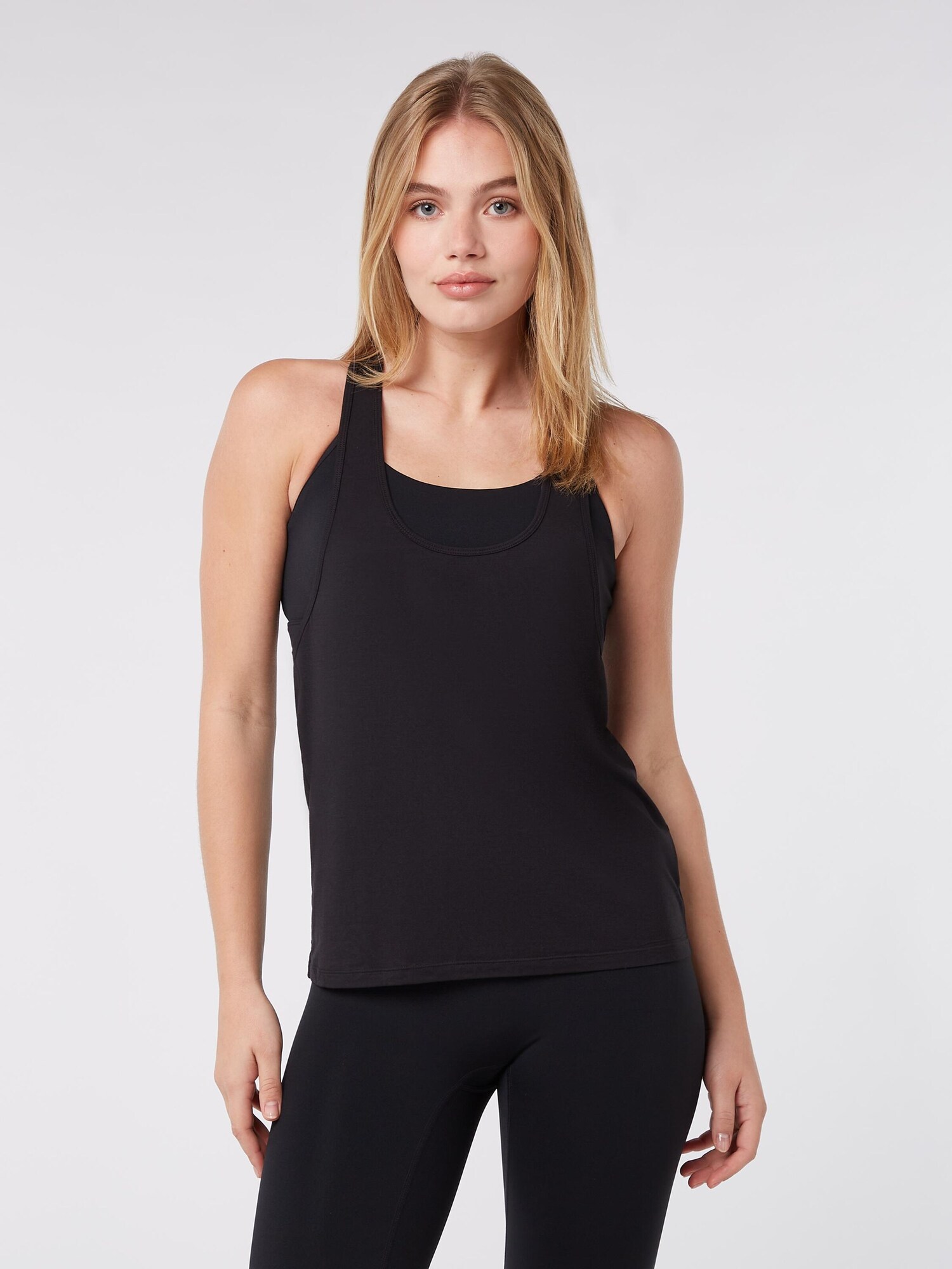 YO-GAYA Sportski top 'Loose Tank Top' crna