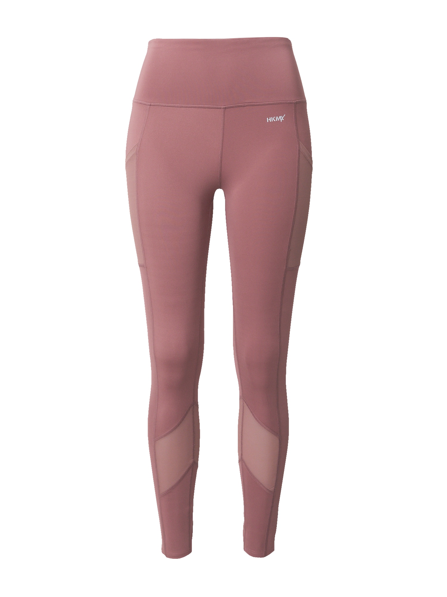 HKMX Sportske hlače 'Oh My Squat'  tamno roza / bijela