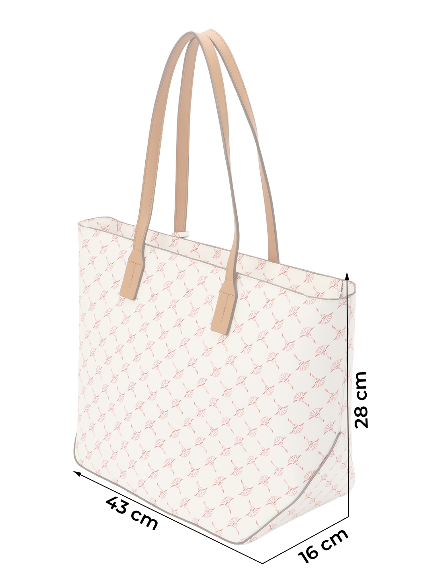 JOOP! Shopper 'Flora 1.0 Corelie'  farba ťavej srsti / svetlobéžová / burgundská