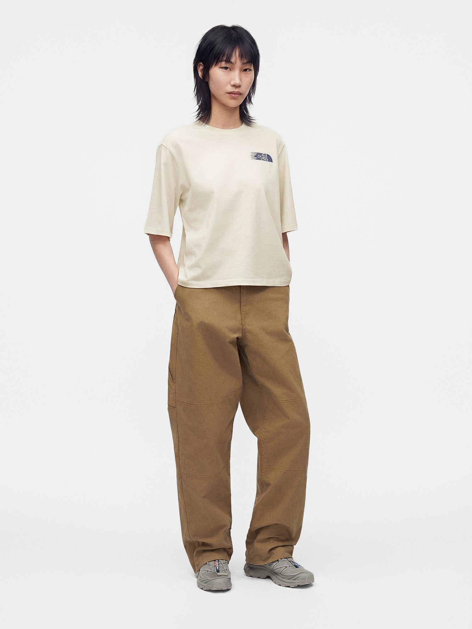 THE NORTH FACE Camiseta funcional 'RETRO TRAIL'  navy / esmeralda / menta / offwhite – imagen 4