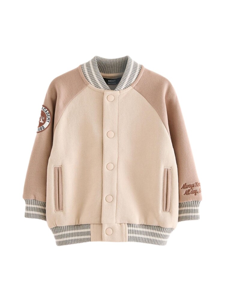Next Übergangsjacke Jungen Größe 92 beige / dunkelbeige / dunkelbraun / grau / weiß