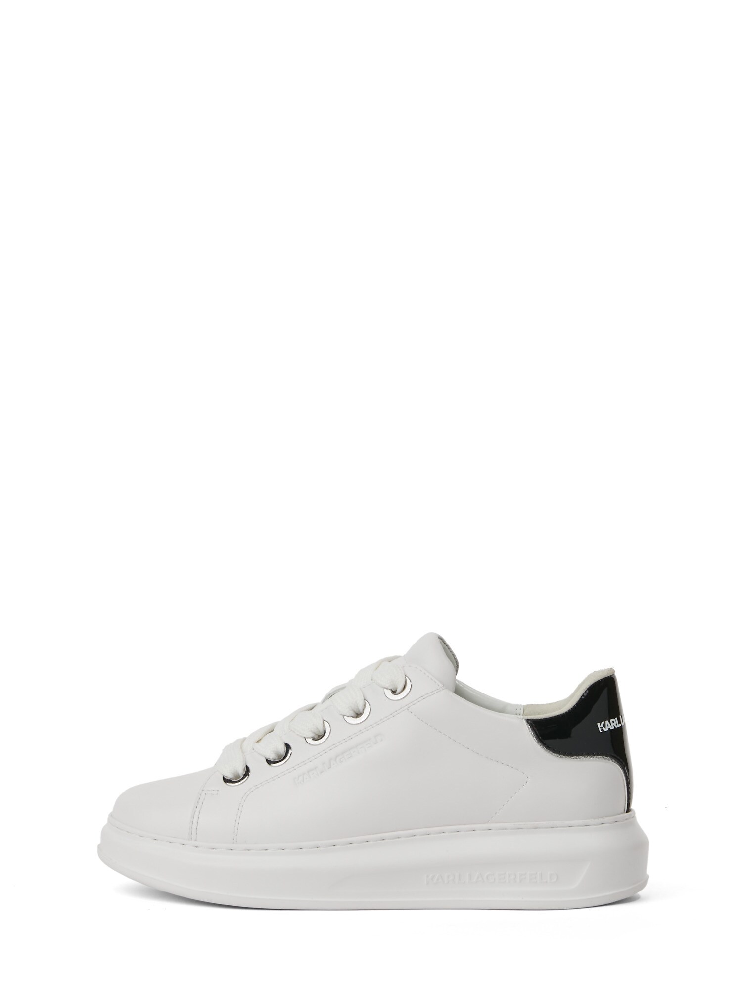 Karl Lagerfeld Sneaker low Kapri  negru / alb