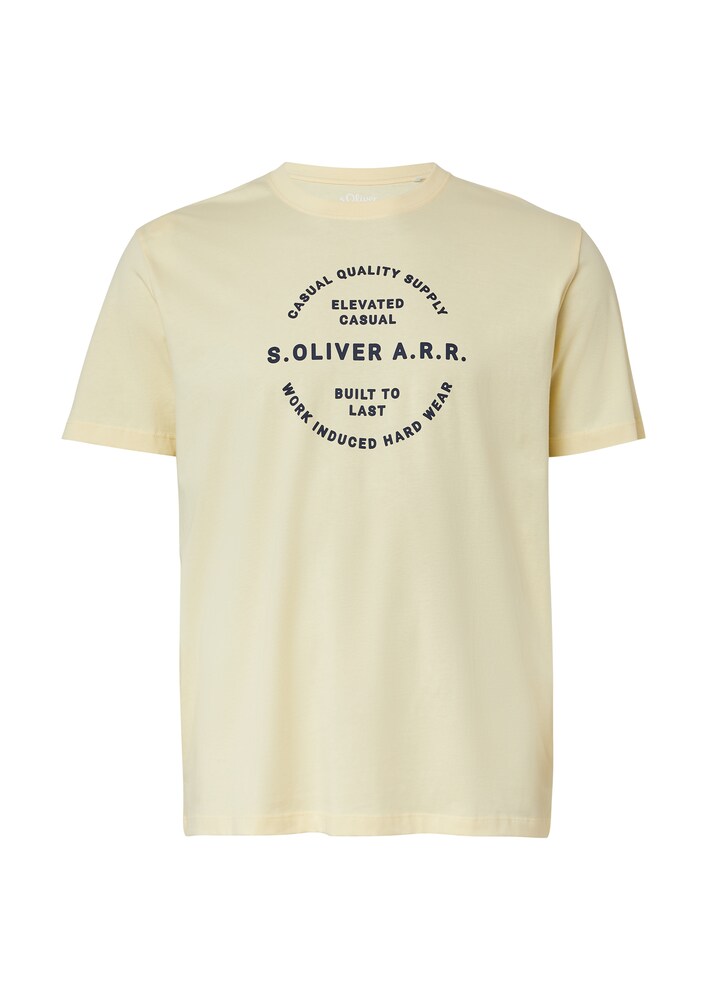 s.Oliver Men Big Sizes T-Shirt Herren Größe XXL gelb / schwarz