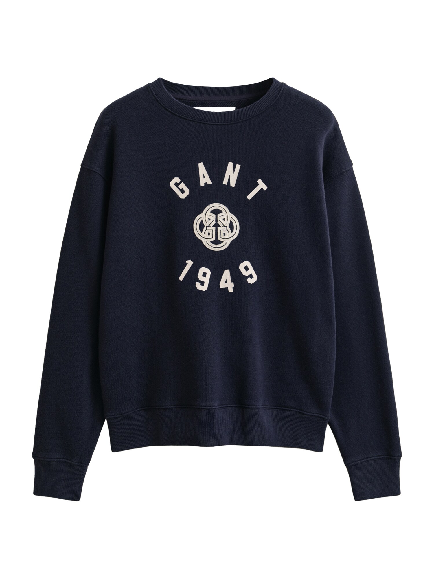 GANT Bluză de molton  bej / albastru închis