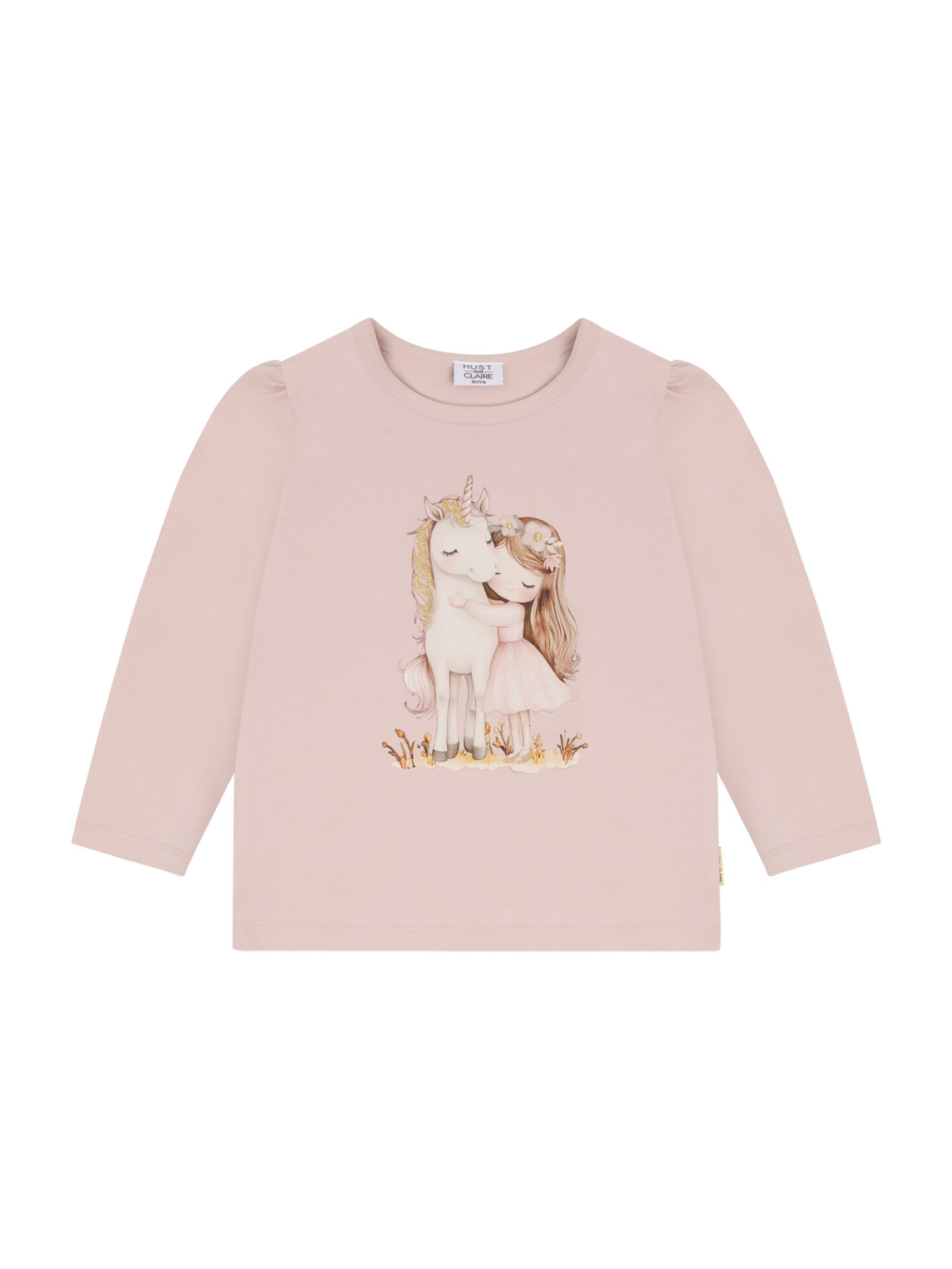 Hust & Claire Tricou Alma Hugs ecru / maro caramel / galben miere / roz pastel