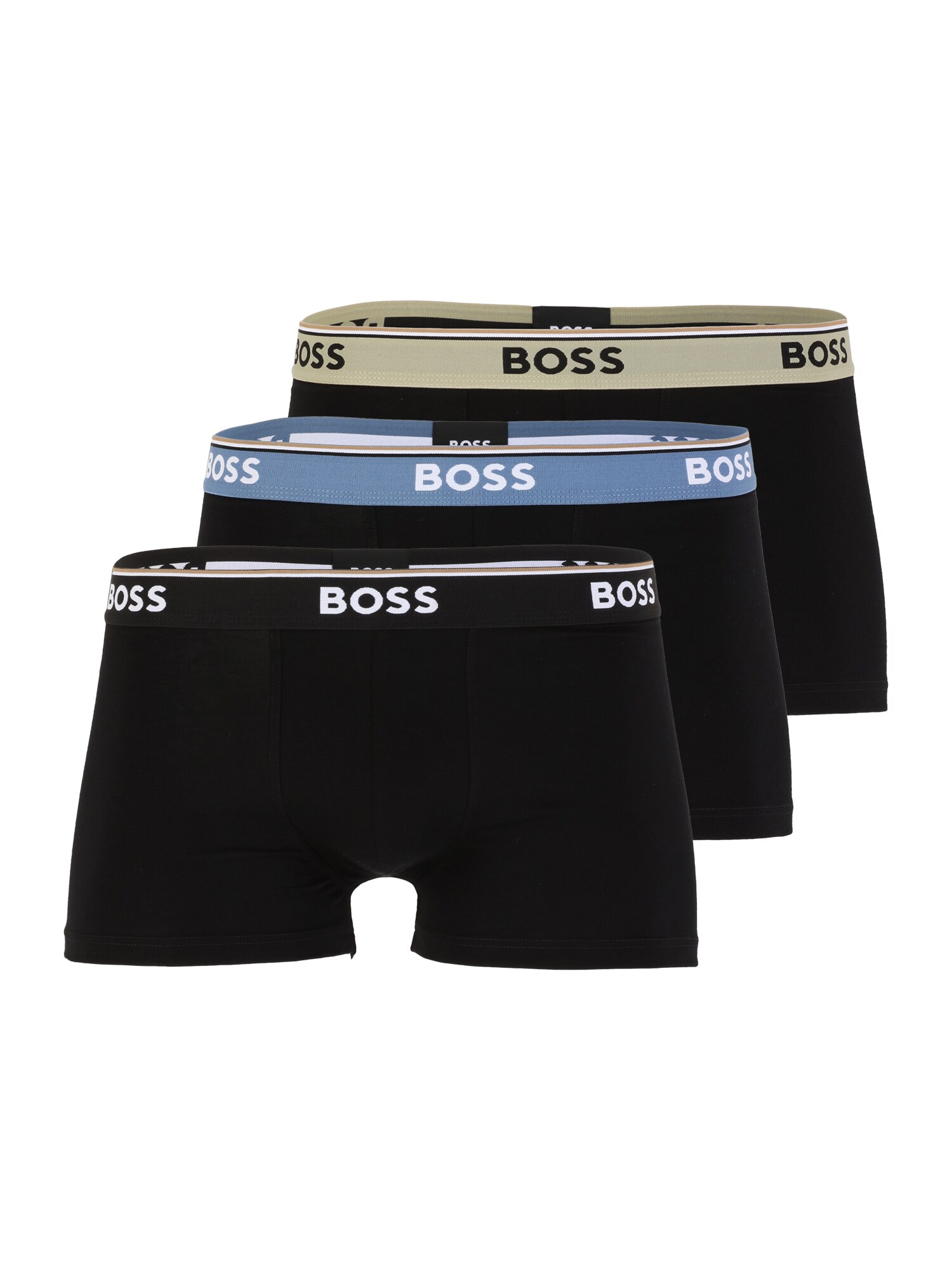BOSS Boxeri Power opal / verde deschis / negru / alb