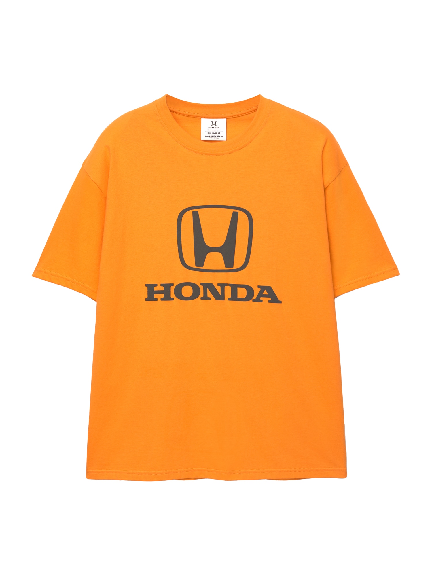 Pull&Bear Póló 'HONDA'  sötét narancssárga / fekete akciós termékkép 1