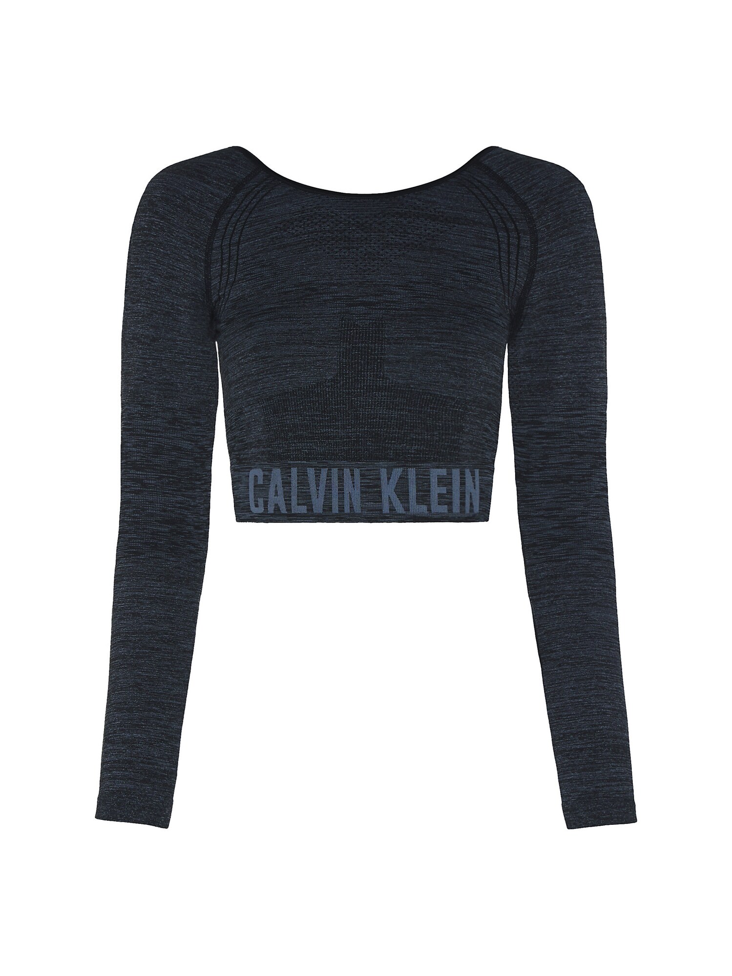 Calvin Klein Performance Sportiniai marškinėliai  pilka / margai juoda