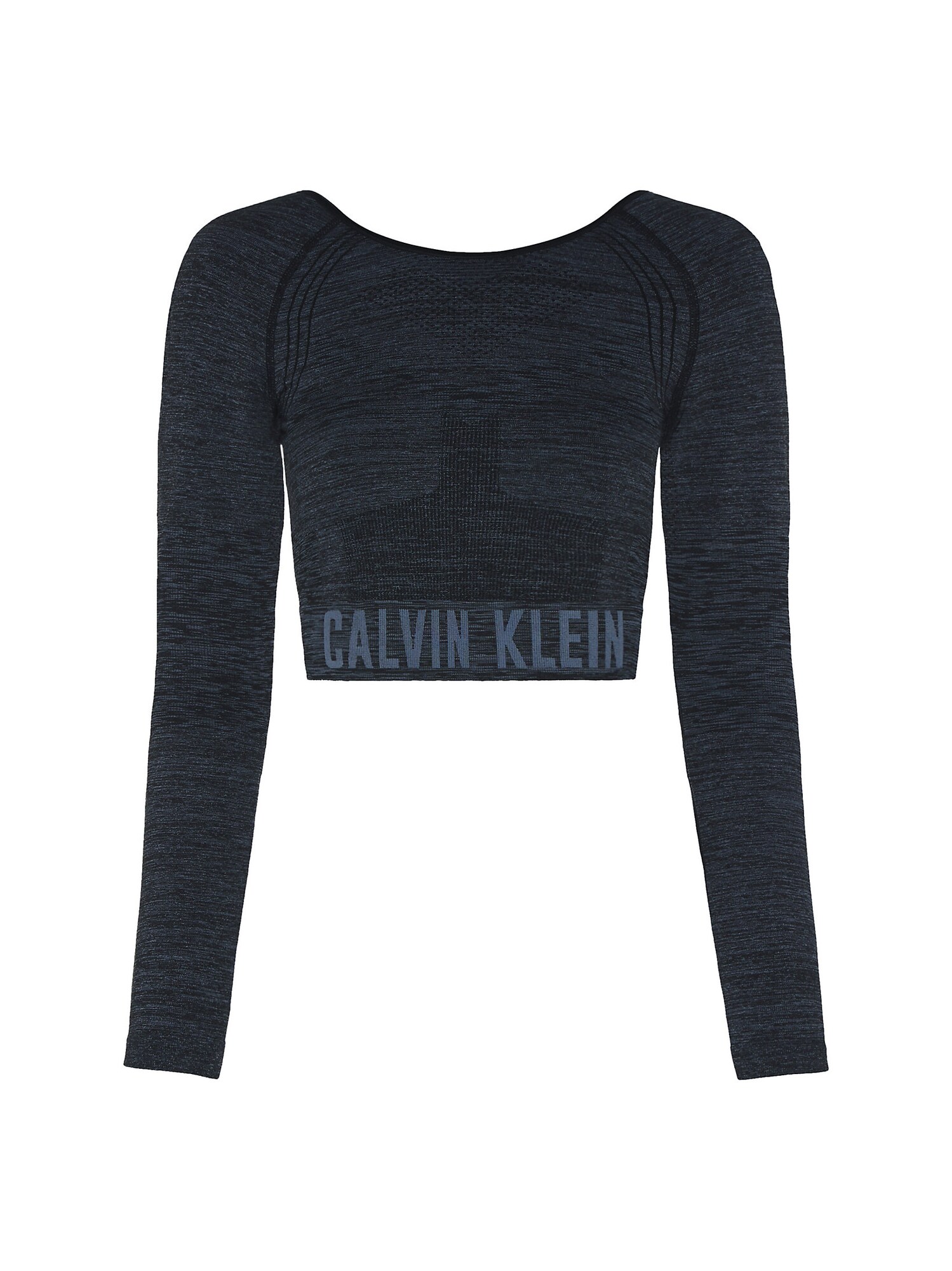 Calvin Klein Performance Sportiniai marškinėliai  pilka / margai juoda